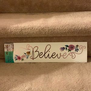 Spiritual “Believe” Art Decal by Main Street Wall Creations